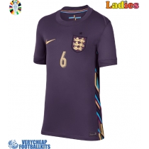 England Marc Guehi #6 Replica Away Shirt Ladies Euro 2024 Short Sleeve